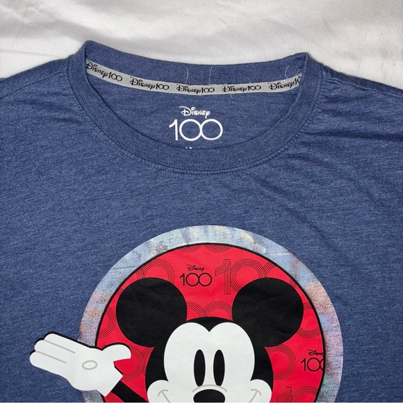 Disney Mickey Mouse Red and Blue Graphic Tee - Picture 7 of 9
